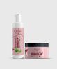 Transform & Blossom Haircare Set: Fortifying Shampoo + Growth Balm